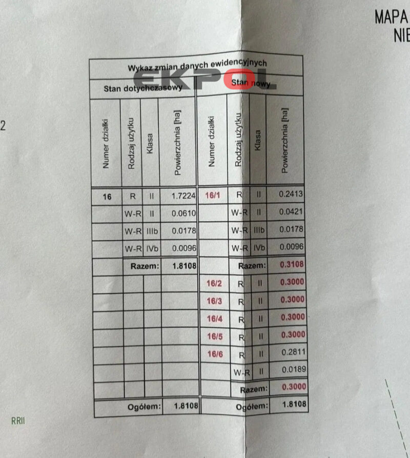 Działka siedliskowa rolno-budowlana 1.81 ha Cedry - obrazek 3