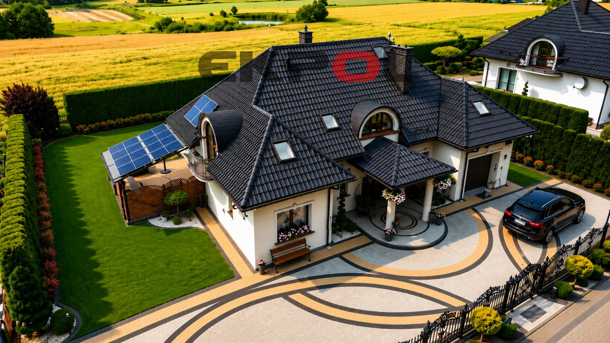 Elegancki dom z pięknie zaaranżowanym ogrodem - obrazek 2